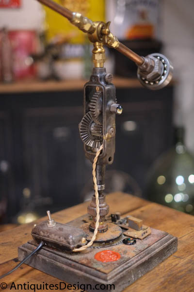 lampe steampunk Steamlum marc Boyer